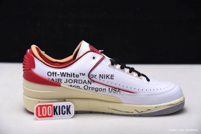 Cheap Husky Off-White Retro White Red Low 2 SP DJ4375-106 Jordan 0824